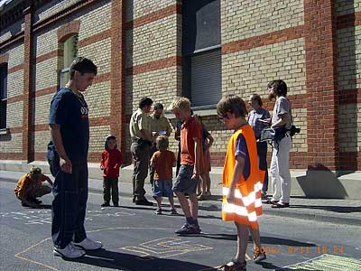 Die Polizei schreitet ein ...