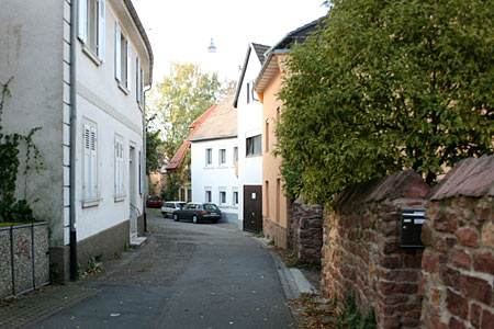 Blick ins Seckenheimer-Gäßchen