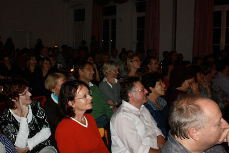 Der Saal war gut gefüllt
