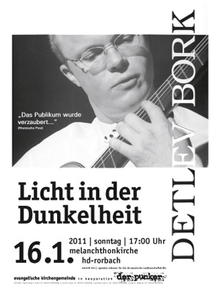 Plakat zum Konzert